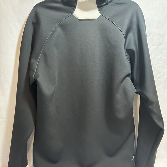 Sun Mountain Men's Golf 1/4 Zip Thermal Wear Pullover Med Charcoal Gray - Picture 2 of 6